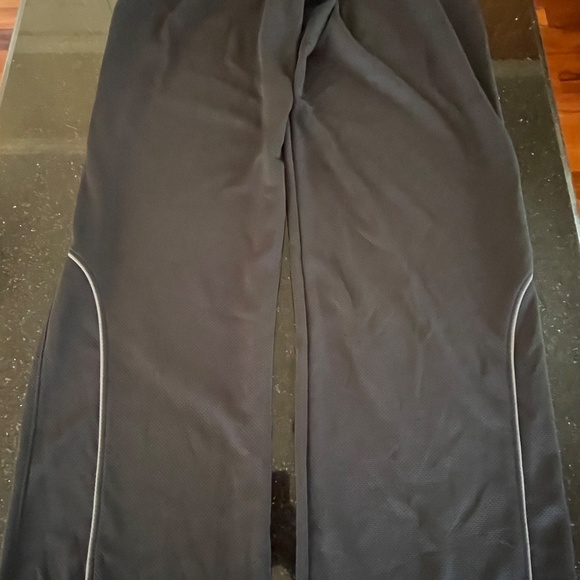 Under Armor Men Black / Gray trim Basketball Athletic Polyester Pants Bottoms M - Picture 8 of 13